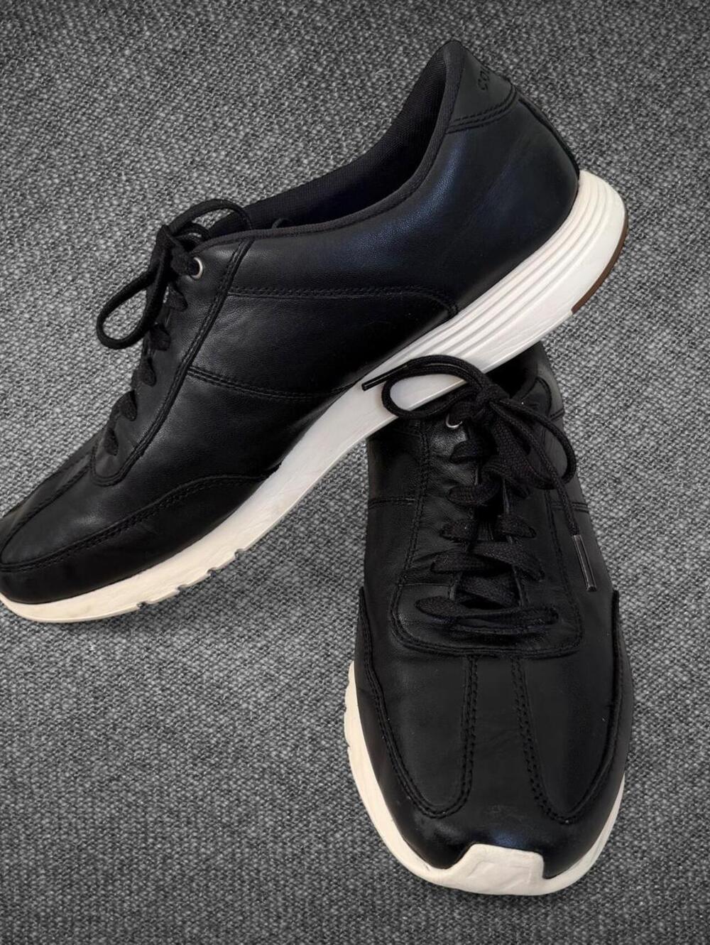 Cole Haan Grand.ØS Black Leather Sneakers Men’s Size 9.5